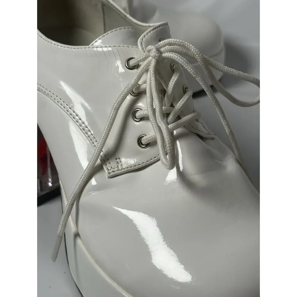 Pleaser Funtasma Floating Fish Heels Pf Oxford Lace Up PIMP02 (M 10-11/W 12-13)